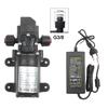 DC 12V 130PSI 6L/Min Water High Pressure Diaphragm Self Priming Pump 70W 72W with EU plug power supply 6A pipe 1/2