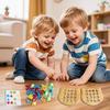 1 Set Geometry Shape Matching Game Toddlers Boys Girls Logic Focus Training Color Shape Learning Educational Toy Multi-player Interactive