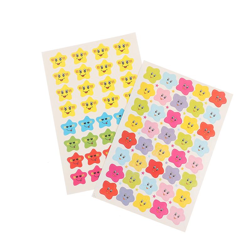400Pcs Smile Stars Decal School Children Kids Teacher Label Reward Cute Sticker
