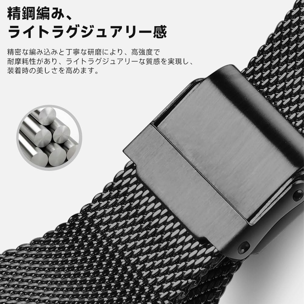 [HVUYAL] Replacement Metal Band for CASIO F-91W Watch, Easy to Install and Remove, Adjustable Length, Rust-Resistant, Unisex, Includes Spring Bars