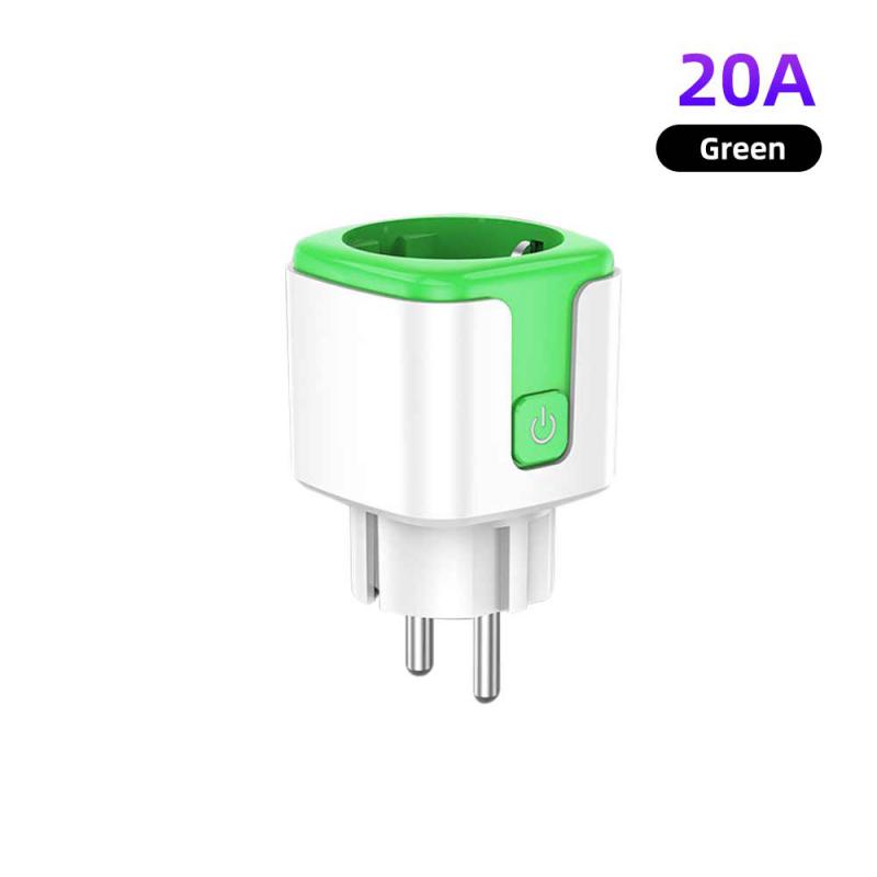 Corui Tuya EU Plug 16a 20a Wi-Fi умная розетка 220 В монитор питания таймер Smart Life управление приложением поддержка Google Home Alexa