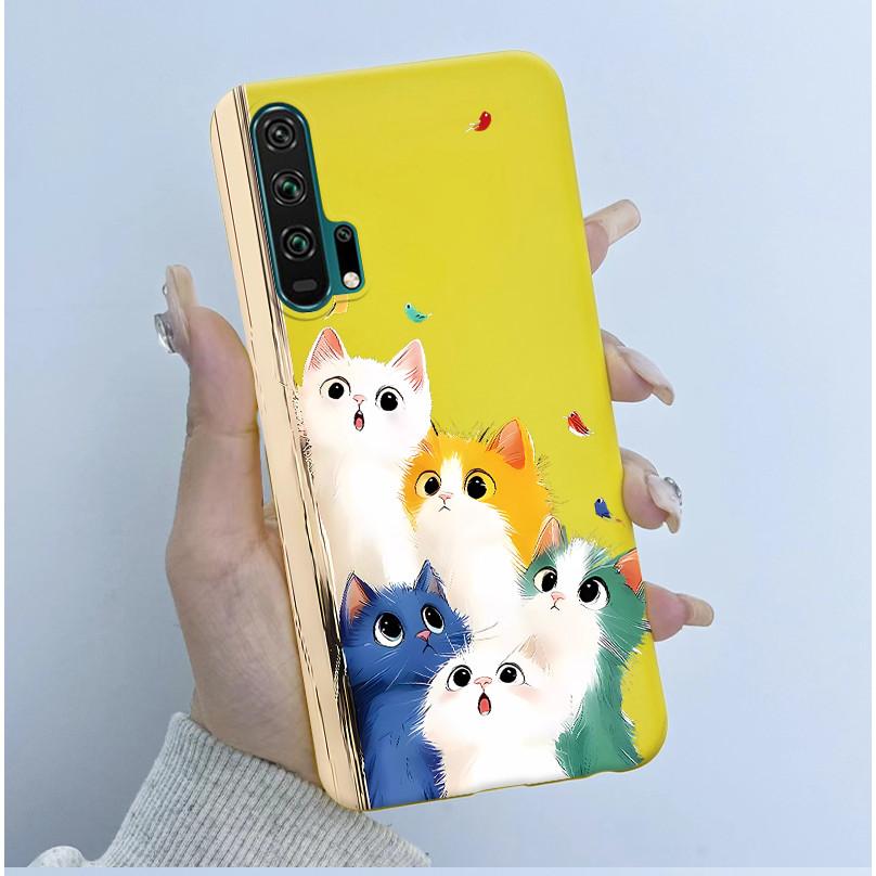 Чехол для Honor 20 Pro Honor20 Pro Задняя сторона Мягкий ТПУ Силиконовый Чехол Милый Мультяшный Панда Чехол для Телефона Для Huawei Honor 20 Pro Coque Funda