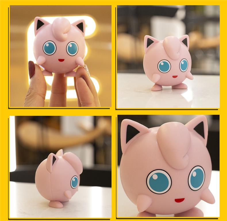 Authentic Pokémon Sleepy Style Blind Box: Pikachu, Psyduck, Charmander, Squirtle Ornaments.