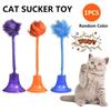 New Cat Window Toy with Suction Cup - Minty Bell & Pompom On a Spring