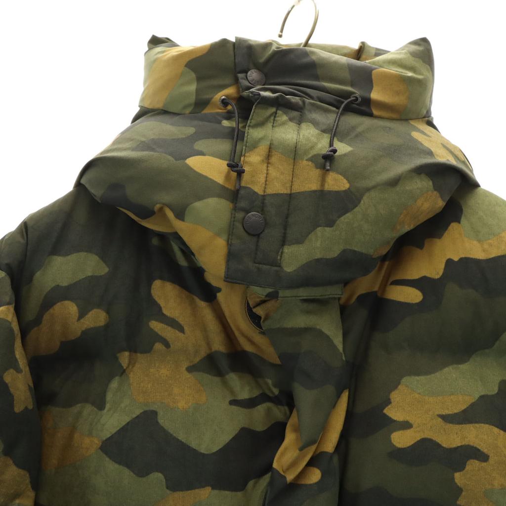 Unused THE NORTH FACE Camouflage Novelty Windstopper Brooks Range Light Down Parka Men's Used