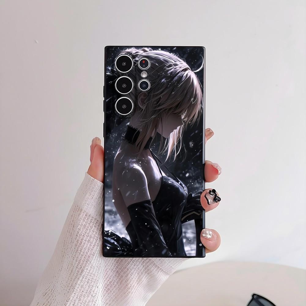 Чехол для телефона Fate Zero Stay Night S-Saber для Samsung Galaxy S25 S24 S22 S23 Ultra S21 S20 Plus Матовый Нескользящий Полностью Мягкий Чехол