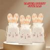 Cute Easter Bunny Ears Bags Burlap Festival Rabbit Candy Bags Carrot Gift Packaging Bags For Easter Party Decoration