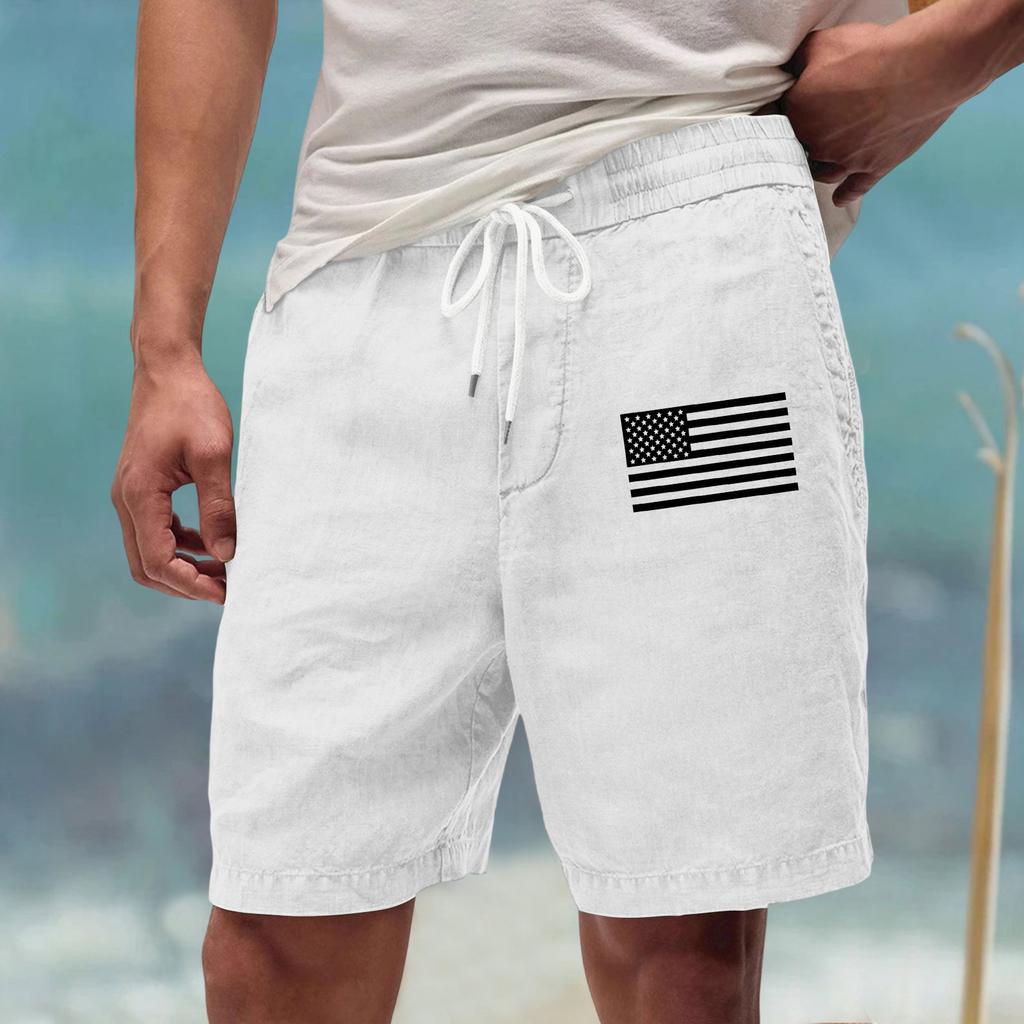 Мужские рабочие шорты с несколькими карманами, эластичный пояс, свободный хлопок, легкие повседневные рабочие шорты для отдыха на открытом воздухе