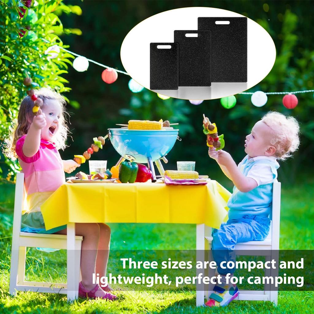 Plastic Stone Cutting Board,, Kitchen Cutting Board, Dishwasher Safe, Easy To Clean And Grip Chopping Boards For Meat Veggies