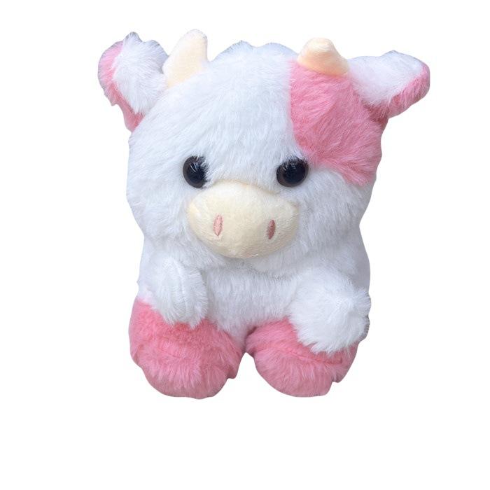 Игрушка Корова Белль Клубничная Кукла Корова Плюшевая Корова Милая Розовая Стра