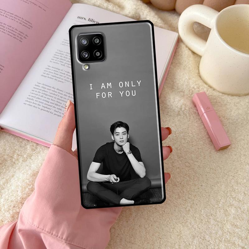 Cha Eun Woo Korean actor singer For Samsung Galaxy A54 A34 A14 A13 A52 A32 A12 A22 A72 A52S A33 A53 A73 A71 A51 Phone Case