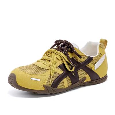 Летняя Новинка Универсальная Повседневная Обувь на Толстой Подошве Летающая Вязаная Сетка Немецкая Тренировочная Обувь Дышащая Универсальная Повседневная Обувь Женская