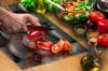 GLASS CUTTING BOARD 35x52 Bamboo