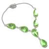 Peridot Gemstone 925 Sterling Silver Jewelry Necklace 18"