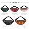 High Fashion Ladies Fashion Leather Belt Zipper Large Capacity Waist Bag Sports Shoulder Bag