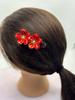 Hair Ornament Hairpin with Two for Easy to Tsumami-zaiku Flowers, 753, Kimono, Coming-of-Age Ceremonies, Weddings, Graduations, Wear, Tsumami-zaiku