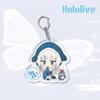 Аниме игры Hololive акриловый брелок металлическое кольцо автомобильная сумка украшение для ключей аксессуар подарок аниме подарки кулон