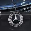 WXMDP1 C200 E200 Новый 2025 Для Mercedes Benz 38 мм 42 мм ABS Значок-эмблема на капот автомобиля Наклейка на капот Плоская Для Mercedes Benz W203