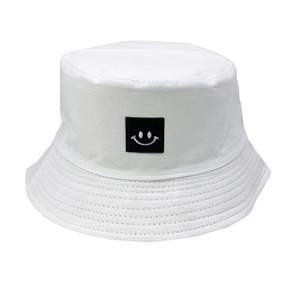Smile Face Bucket Hat Beach Sun Hat Unisex Fisherman Hats for Summer Outdoor