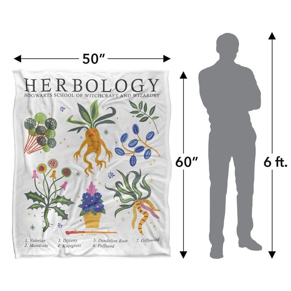 Harry Potter Herbology Soft Touch Blanket