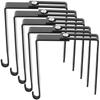 4Pcs Flexible Adjustable Cubicle Hook Iron Cubicle Wall Hooks Clothes Storage Hangers  Potted Plants