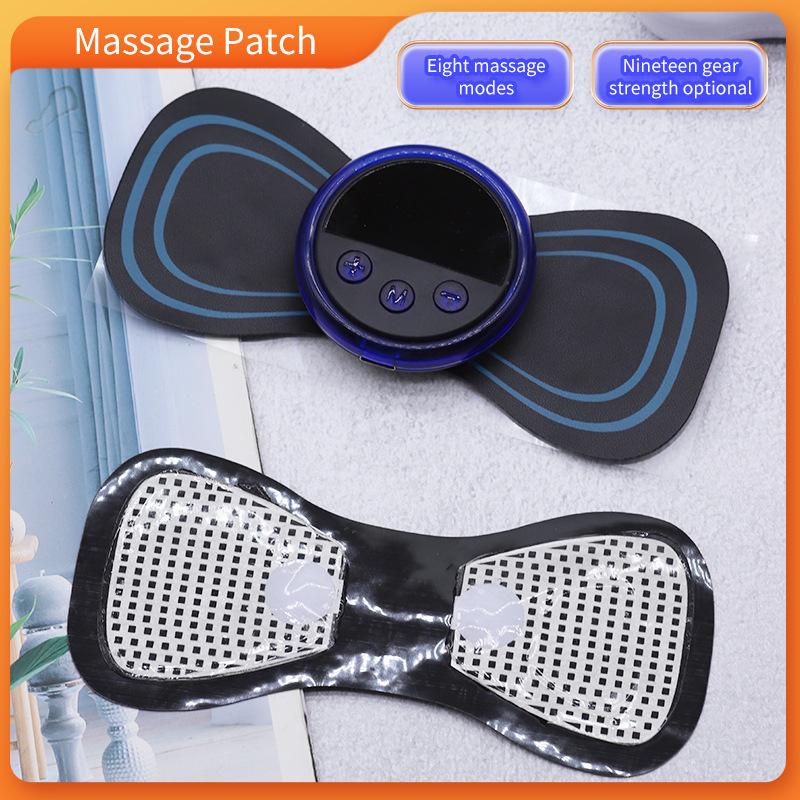 Умный шейный массажный пластырь, многофункциональный пульсирующий шейный массажер для расслабления мышц в кармане