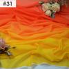 100D Chiffon Fabric Gradient Color Organza Tulle Fabric For Diy Ancient Style Hanfu Dress Stage Dance Costume  Drape Decor Craft