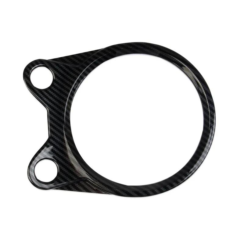 1Pc High Quality Plastic Carbon Fiber Interior Central Control Gear Panel Cover Trim Fit for Nissan 370Z 2009- Accessories
