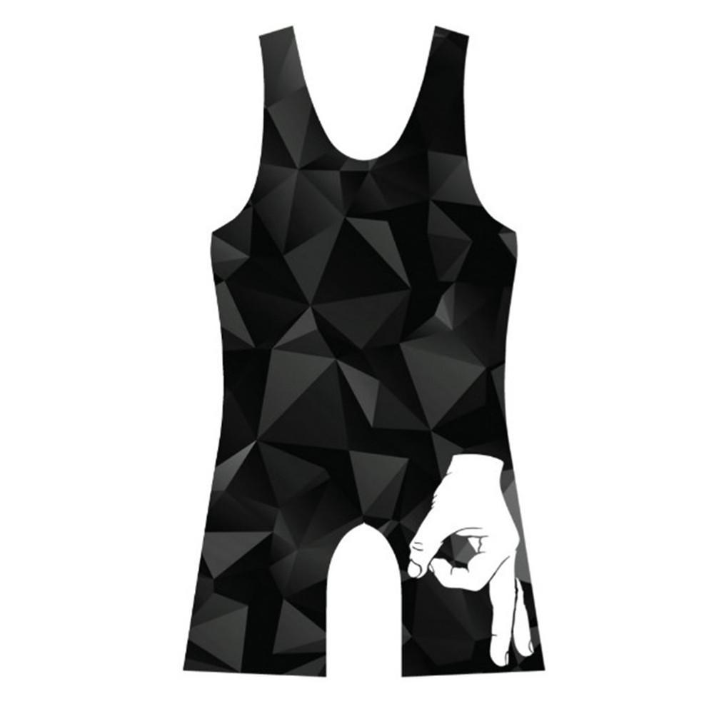 Wrestlewear onesie men's adult weight training competition one-piece swimsuit equipment