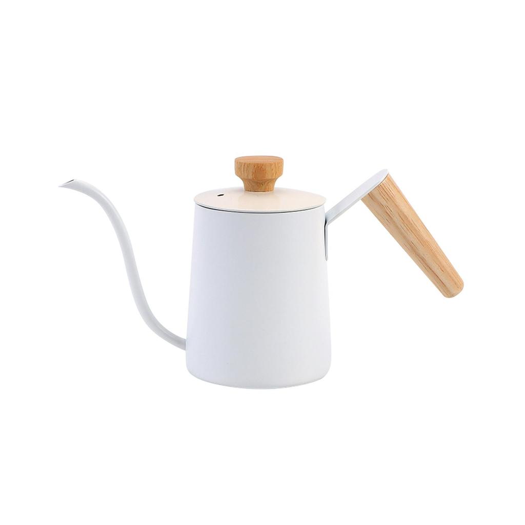 Pour over Kettle Ergonomic Handle Stainless Steel Coffee Tea Pot Drip Coffee Kettle for Office Camping Outdoor Coffee Maker