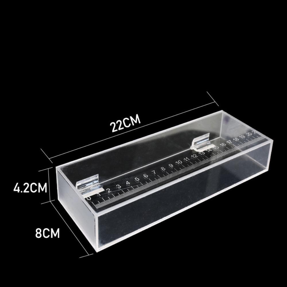 Transparent Fish Viewing Box Micro Landscape Mini Desktop Goldfish Bowl Dustproof Broken Resistant Fish Breeding Tanks