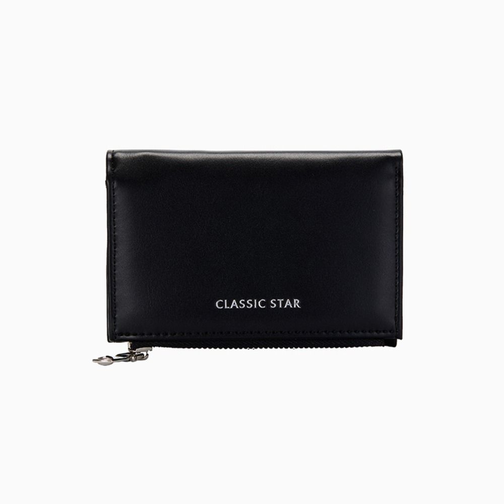 Однотонный кошелек для монет из искусственной кожи, женские кошельки, портативные короткие кошельки для студентов