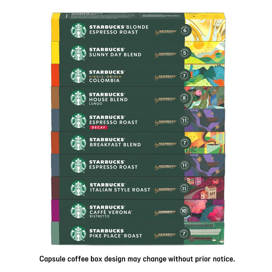 Капсулы Starbucks от Nespresso (30 вариантов)