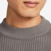 Men's Nike Solid Color Round Neck Long Sleeves Knit Wool Sweater Wolf Grey DN4102-012