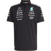 Mercedes AMG Petronas Formula One Team Polo Black/White Men Streetwear JW5391