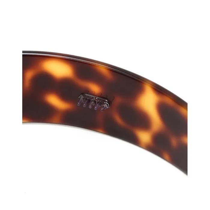 Коричневая леопардовая двойная повязка на голову AAJE6F603W2