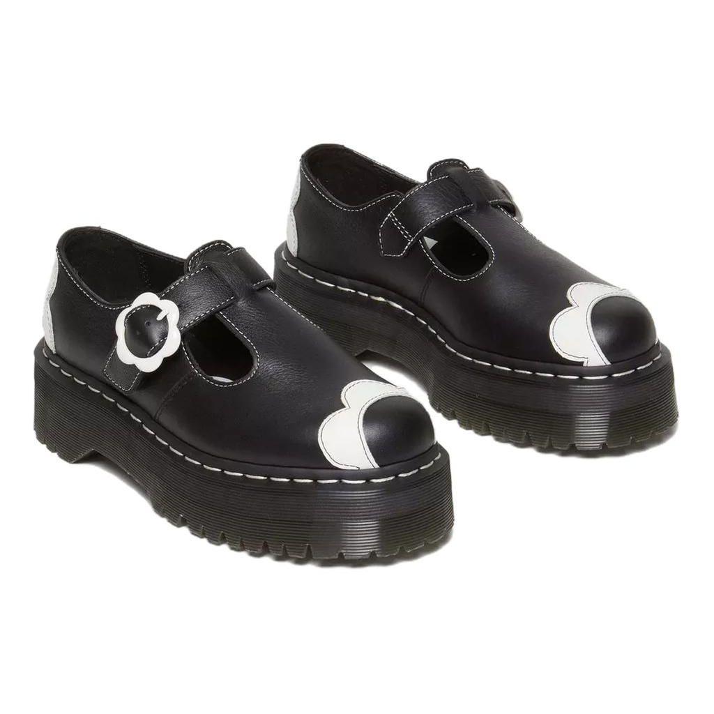 Dr. Martens Кожаная Модная Универсальная Повседневная Обувь Женская Обувь Черная 31459009