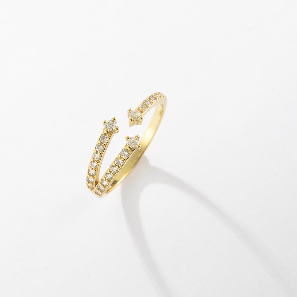 ANDYWEN Кольцо SISI из стерлингового серебра 925 пробы с тремя линиями, геометрические роскошные блестящие драгоценности для женщин, 2023 год, свадебные украшения, подарок