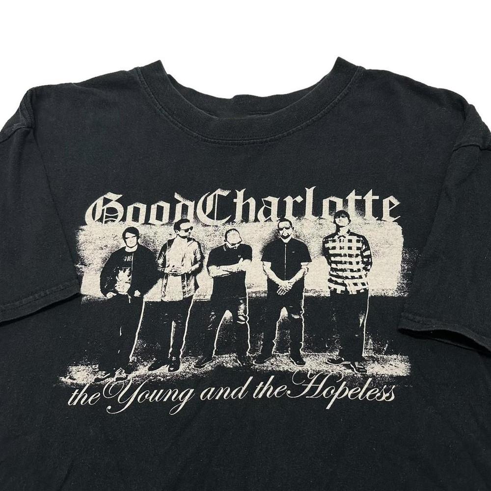 Good Charlotte Черная футболка Хлопок Полный размер Унисекс S-5XL Унисекс Футболка