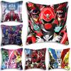 Мультяшная наволочка Power Rangers Samurai Квадратная подушка Спальня Диван Досуг Комфортная подушка Автомобиль Гостиная Украшение дома