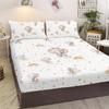 3-Piece Bed Set With Little Elephant, Cute And Lovely Cartoon Elephant, With 2 Pillowcases, Suitable For Bedroom (Girl, Decor)