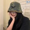 Трендовая ретро вышивка джинсовая шляпа-рыбак для взрослых с шикарным дизайном бабочки