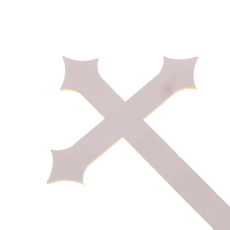 5 шт. акриловый золотой топпер с крестом, минималистичные вставки для торта первого причастия