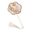 Chinese Style Mini Chinese Fan Tassels Chinese Silk Fan Bridal Group Fan  Chinese Wedding