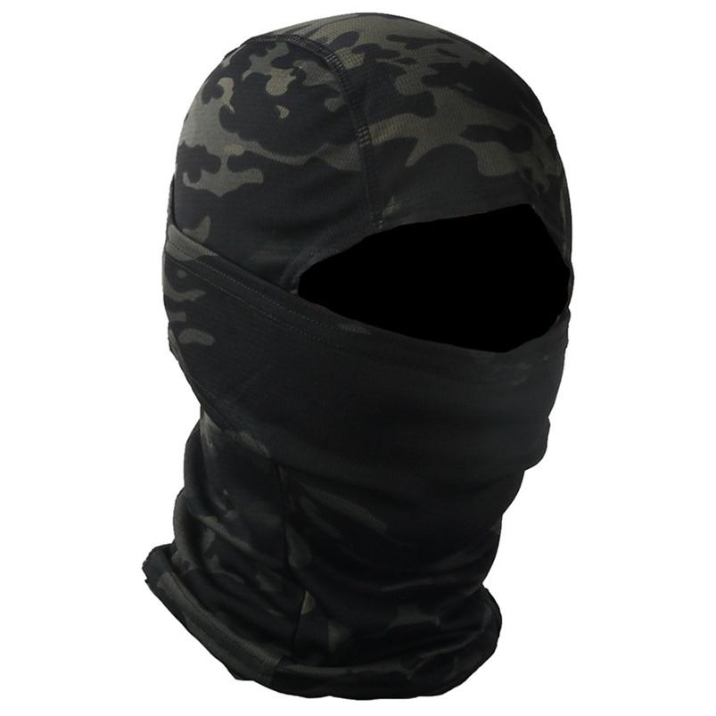 Unisex Army Tactical Mask Balaclava Hood Military Dustproof Quick-Drying Camouflage