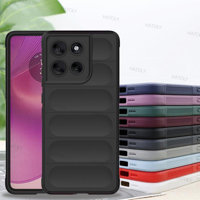 Для чехла Motorola Moto G86 Чехол Motorola Moto G86 Funda TPU Противоскользящий Силиконовый Ударопрочный Защитный Чехол для Задней Панели Телефона Moto G86