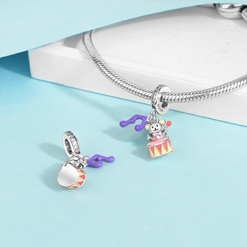 Charms Beads Copper Gramophone French Horn Music Score Drumming Tape Pendants Beads Fit Diy Bracelets Jewelry Gift