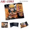 Naruto Shippuden Wallet PU Leather Bi-Fold Snap Anime Card Holder Short Purse 1pcs