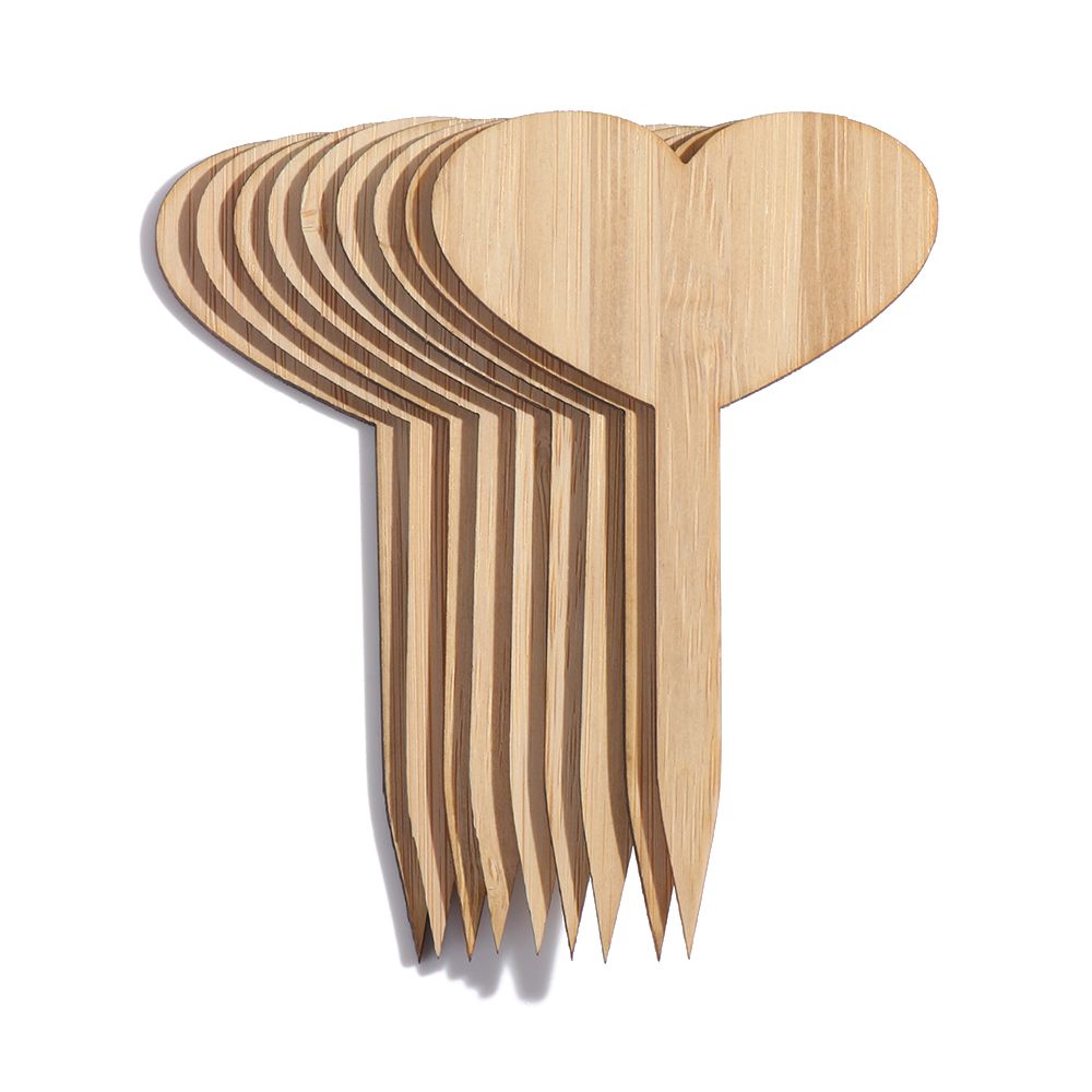 Nursery Pots Plant Markers Planting Tags Garden Wooden Labels Bonsai Ornament Bamboo Crafts