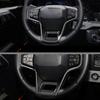 Carbon Fiber Steering Wheel Panel Cover Trim Accessories For Ford Bronco 2021 22